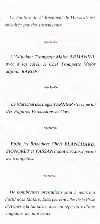 Fanfare 2eme régiment de hussards Sourdun DAGprod
