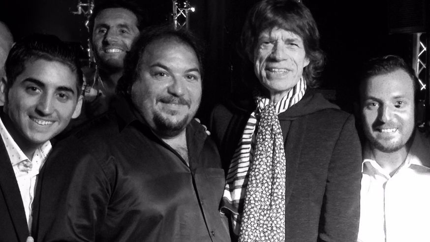 Manolo, Mick Jagger, Julian Dagorno