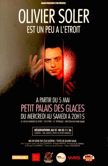 Olivier Soler est un peu à l‘étroit Palais des Glaces DAGprod Record