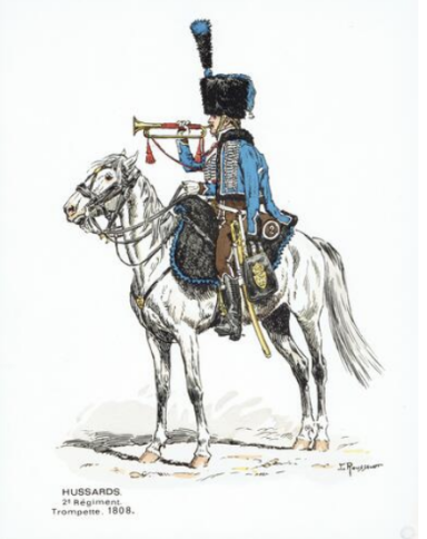 Cavalier 2e régiment de hussards